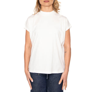 White Volta Tee White - Maglietta Girocollo Donna Bianca WTS00226-WHITE . THINKING MU 
