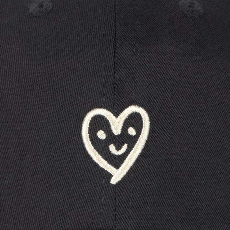 Curte Heart Black Chris Cap Black - Cappellino con Visiera Nero XHT00059-BLACK . THINKING MU 