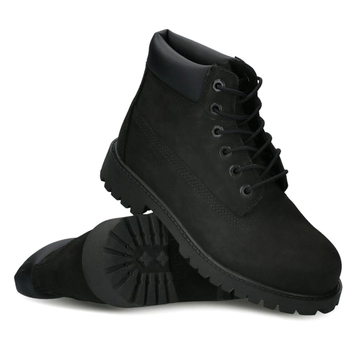 Timberland Premium 6 Inch Lace Up Waterproof Boot Black - Stivaletti Bambino Neri TB1127070011 . TIMBERLAND 