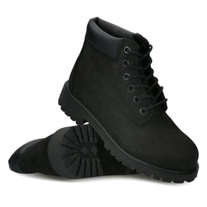 Timberland Premium 6 Inch Lace Up Waterproof Boot Black - Stivaletti Bambino Neri TB1127070011 . TIMBERLAND 