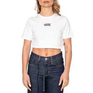 Flying V Crew Crop II White VN000GFFWHT1 . VANS 