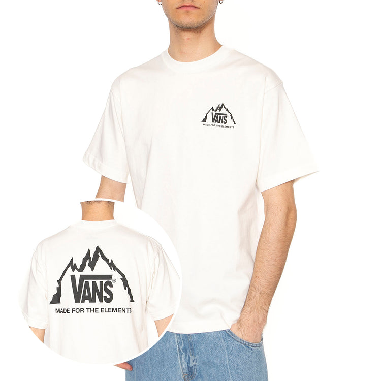 MTE Crestlines SS Tee Egret - Maglietta Girocollo Uomo Bianca VN000JQPC9F1 . VANS 