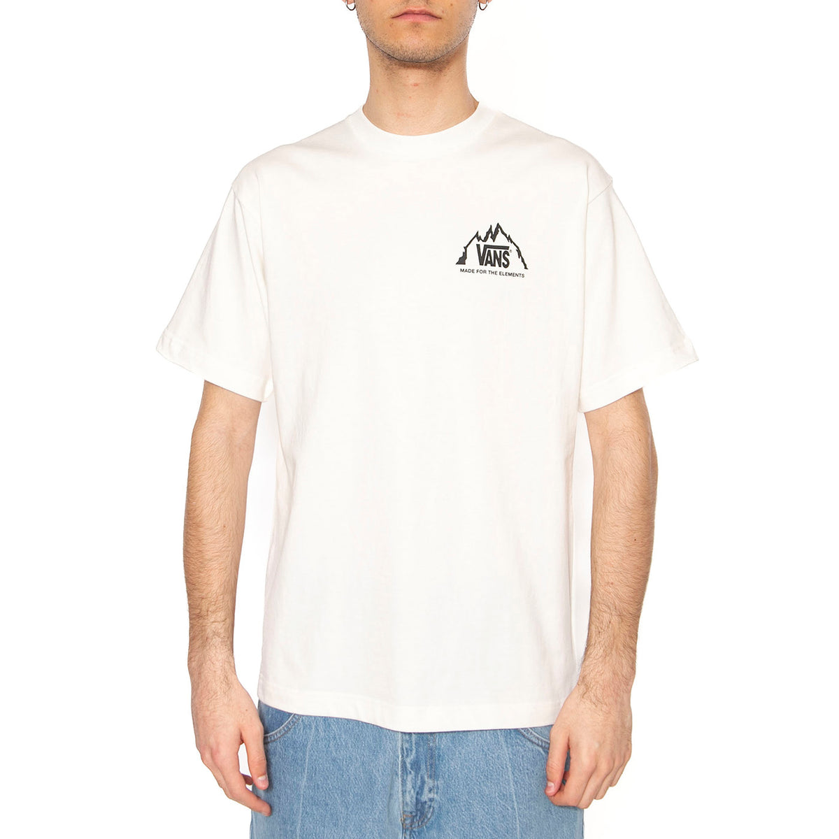MTE Crestlines SS Tee Egret - Maglietta Girocollo Uomo Bianca VN000JQPC9F1 . VANS 