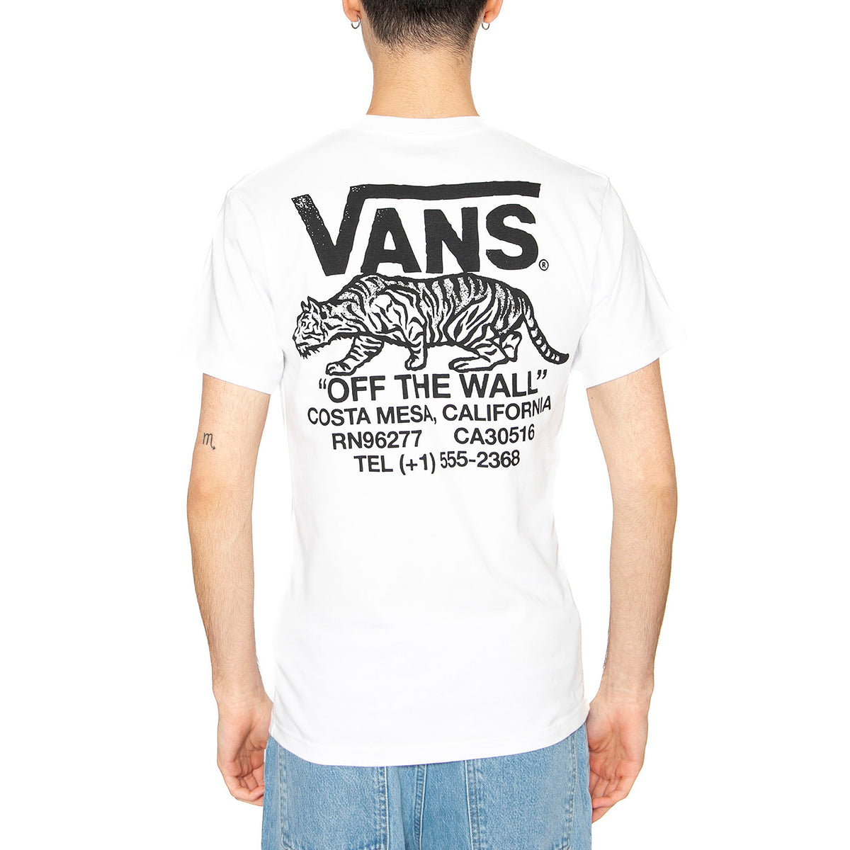 Sneaky SS White - Maglietta Girocollo Uomo Bianca VN000M3YWHT1 . VANS 