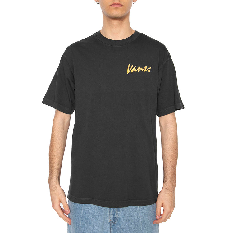 66 Baked In Loose SS Black - Maglietta Girocollo Uomo Nera VN000NTSBLK1 . VANS 