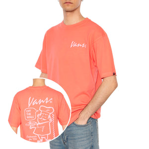 66 Baked In Loose SS Porcelain Rose - Maglietta Girocollo Uomo Rosa VN000NTSD6Z1 . VANS 