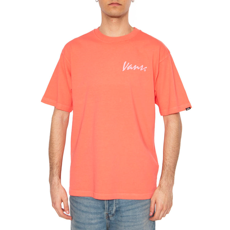 66 Baked In Loose SS Porcelain Rose - Maglietta Girocollo Uomo Rosa VN000NTSD6Z1 . VANS 