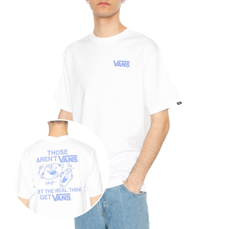 Cuckling Duo Loose SS Tee White - Maglietta Girocollo Uomo Bianca VN000NU0WHT1 . VANS 