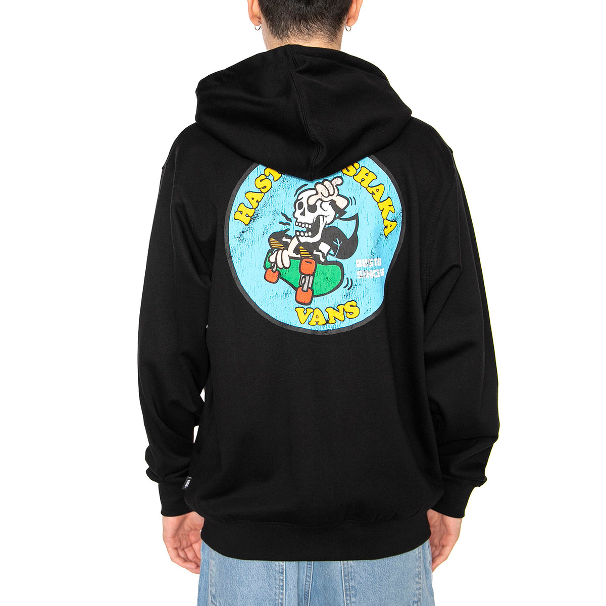 Skulla La Shaka Loose Fz Ft Po Black - Felpa con Cappuccio Uomo Nera VN000NWMBLK1 . VANS 