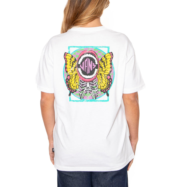 ETHEREAL OS SS White - Maglietta Girocollo Donna Bianca VN000NXCWHT1 . VANS 