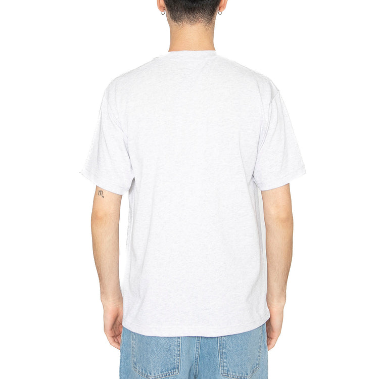 Left Chest II Loose SS Light Grey Heather - Maglietta Girocollo Uomo Grigia VN000P1P1QI1 . VANS 