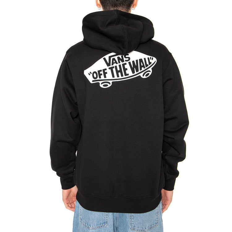 Syle 76 II Loose FT FZ PO Black/White - Felpa con Cappuccio Uomo Nera VN000P53Y281 . VANS 