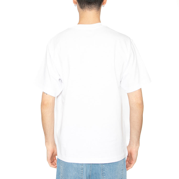 Salton Loose SS White - Maglietta Girocollo Uomo Bianca VN000P56WHT1 . VANS 