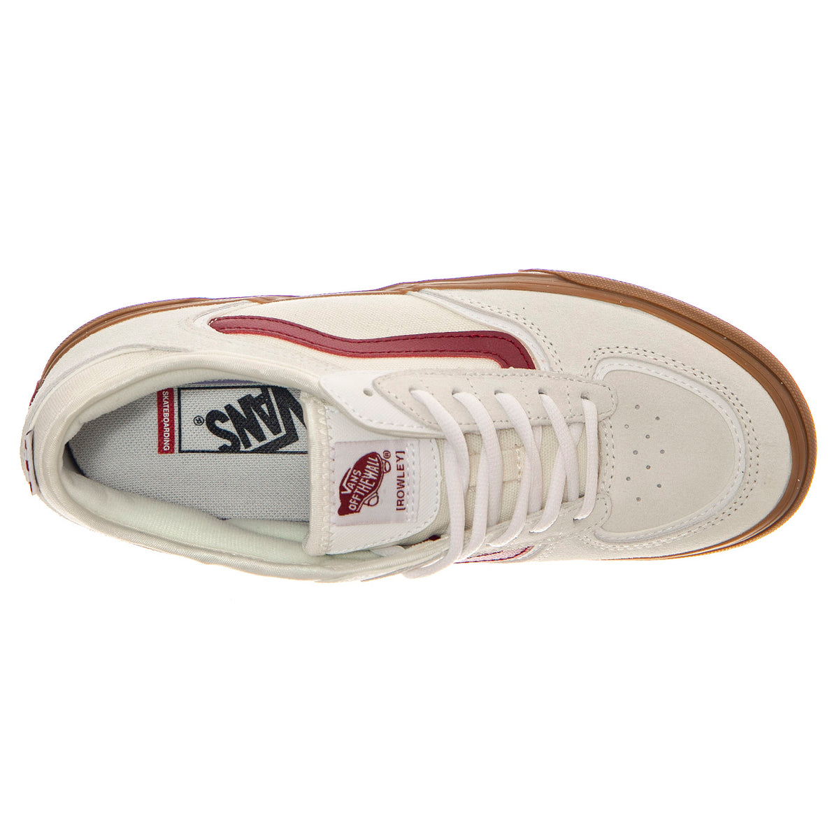 Skate Rowley Red / White / Gum - Scarpe Uomo Bianche VN0A2Z3O6LQ1 . VANS 