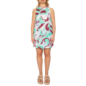 Vestido corto estampado Yarrow - Abito Donna Multicolore 51W/41205 . WILD PONY 