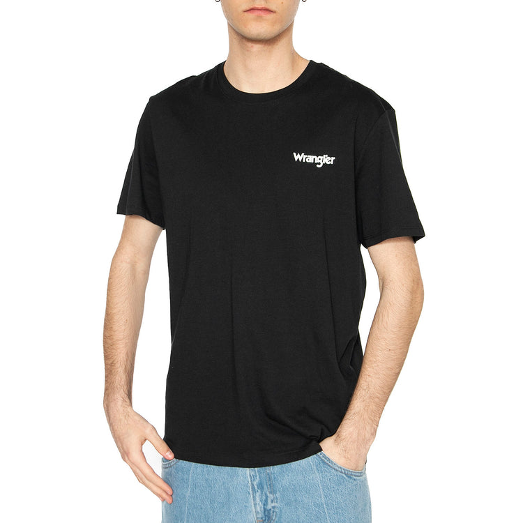 2-Pack Sign Off Tee True Navy / Black - Set Composto da Maglietta Girocollo Uomo Blu + Maglietta Girocollo Uomo Nera 112334265 . WRANGLER 