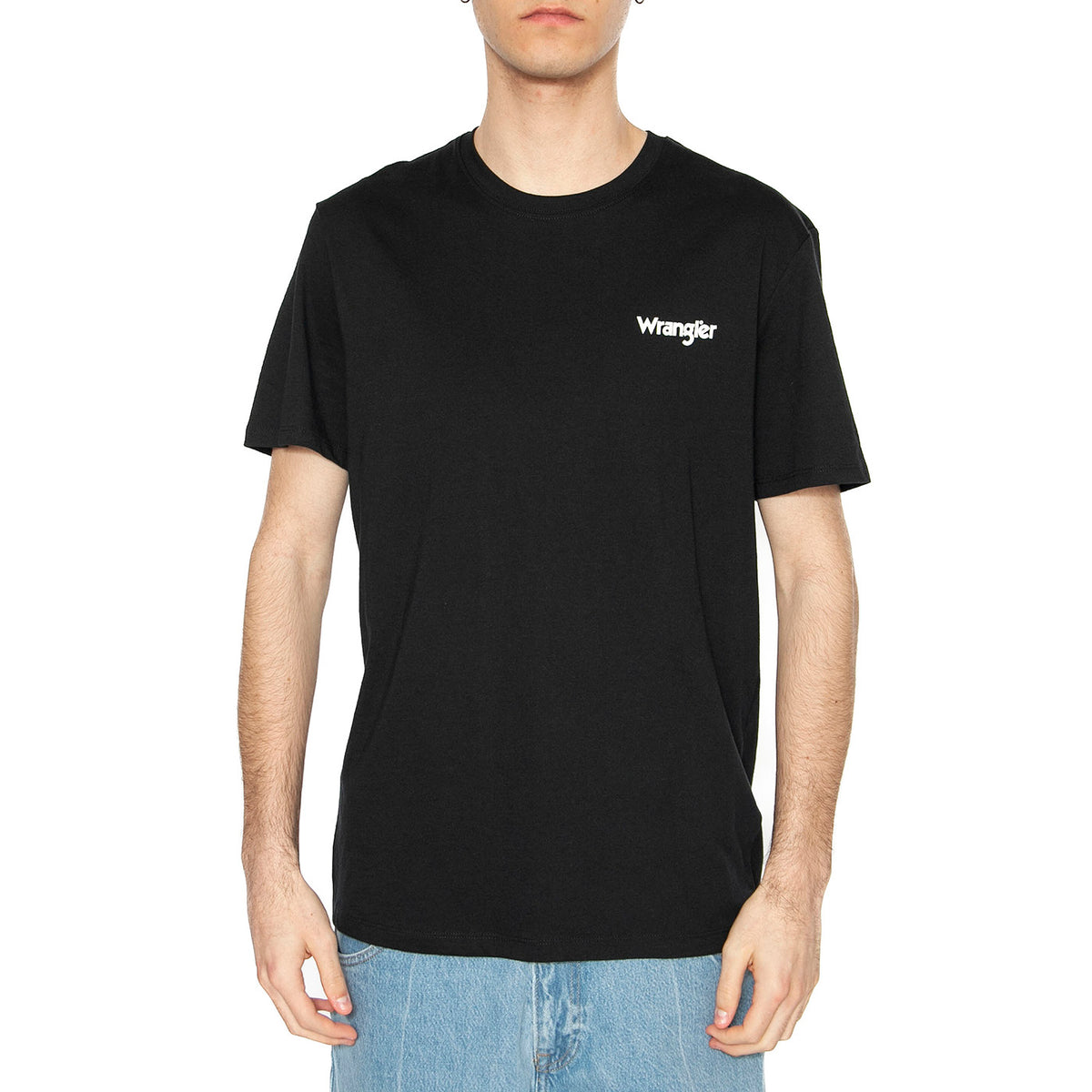 2-Pack Sign Off Tee True Navy / Black - Set Composto da Maglietta Girocollo Uomo Blu + Maglietta Girocollo Uomo Nera 112334265 . WRANGLER 