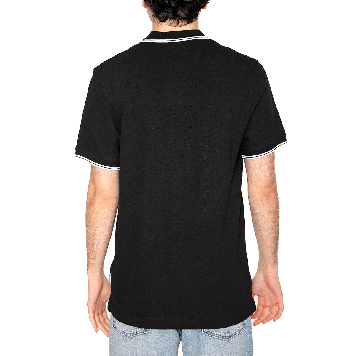 Polo Shirt Black - Polo Uomo Nera 112350404 . WRANGLER 