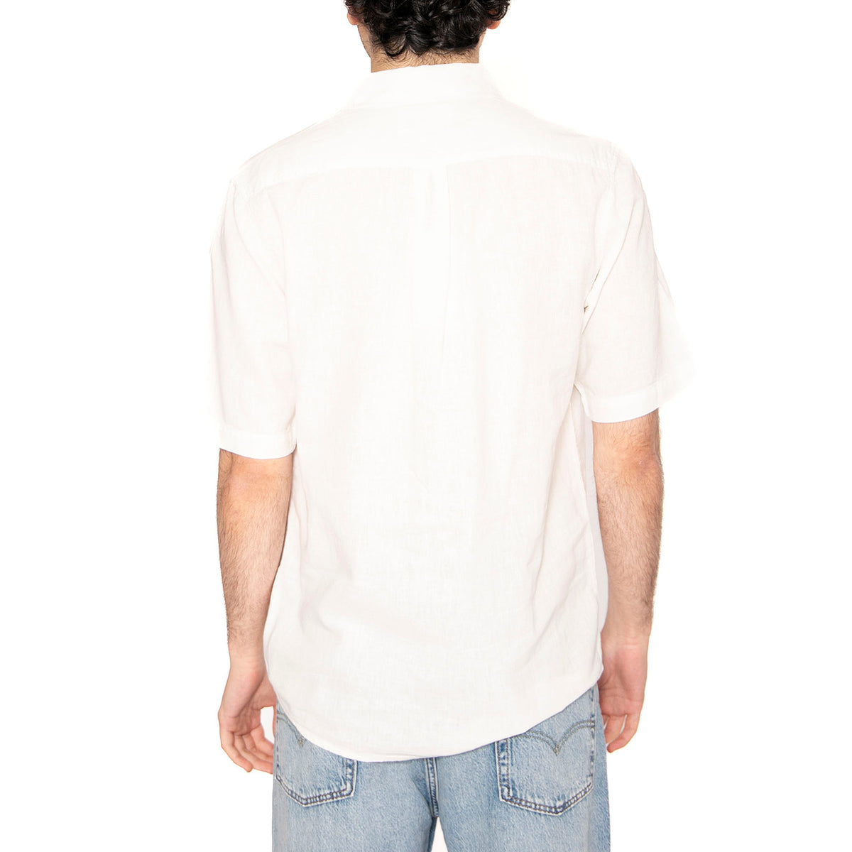 Shirt White - Camicia Maniche Corte Uomo Bianca 112362728 . WRANGLER 