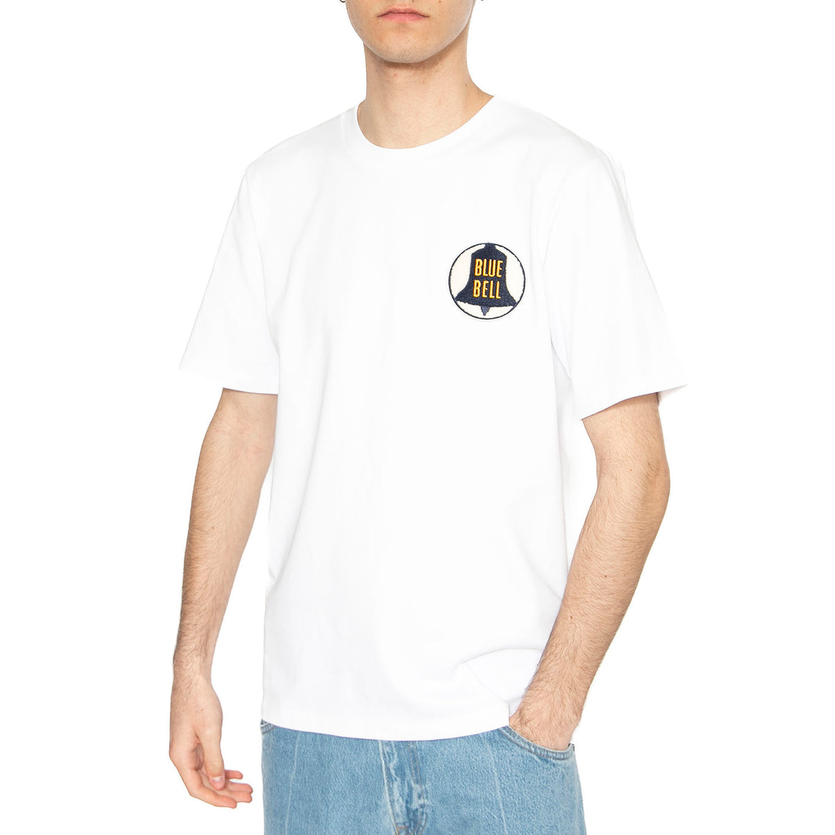 Blue Bell Tee White - Maglietta Girocollo Uomo Bianca 112362787 . WRANGLER 