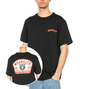 Graphic Tee Black - Maglietta Girocollo Uomo Nera 112362793 . WRANGLER 
