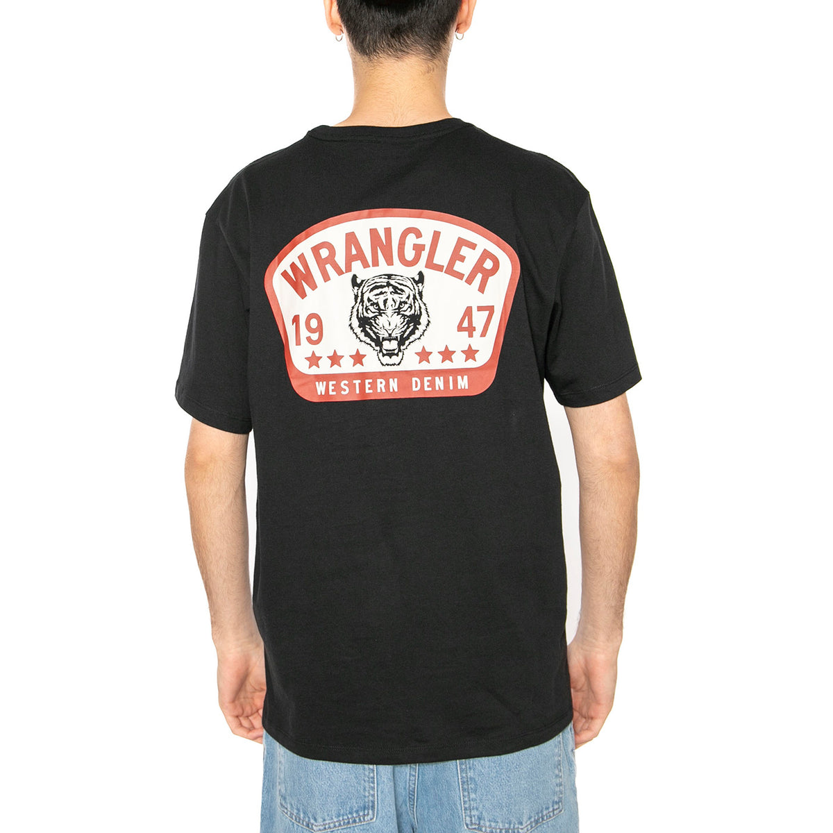 Graphic Tee Black - Maglietta Girocollo Uomo Nera 112362793 . WRANGLER 