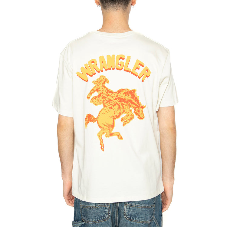 Graphic Tee Vintage White - Maglietta Girocollo Uomo Bianca 112362797 . WRANGLER 