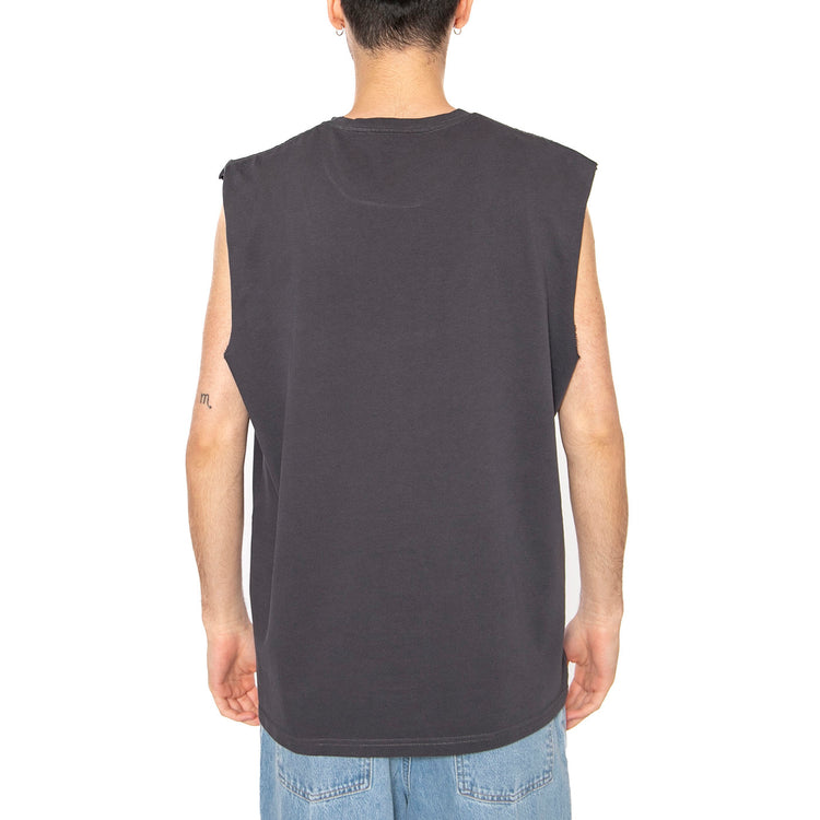 CJ Muscle Tank Faded Black - Canottan Uomo Nera 112362804 . WRANGLER 