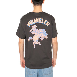 Graphic Tee Faded Black - Maglietta Girocollo Uomo Nera 112362909 . WRANGLER 