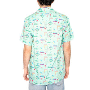 Miami Vice For Life Aloha Shirt - Camicia Maniche Corte Uomo Multicolore 1882-ALOHA . BRAVA FABRICS 