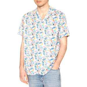 E.T. Since 1982 Aloha Shirt - Camicia Maniche Corte Uomo Multicolore 1887-ALOHA . BRAVA FABRICS 