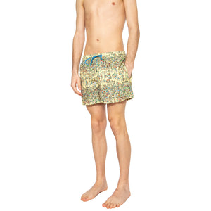 Where S Wally On The Beah Swimwear - Costume da Bagno Uomo Giallo 1905-ALOHA . BRAVA FABRICS 