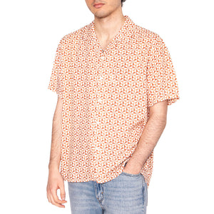 Alhambra Aloha Shirt Coiro - Camicia Maniche Corte Uomo Multicolore 1953-COIRO . BRAVA FABRICS 