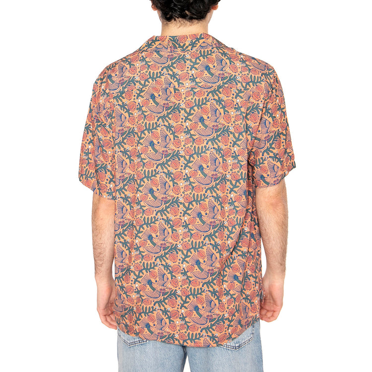 Passerine Aloha Shirt Coiro - Camicia Maniche Corte Uomo Multicolore 1962-COIRO . BRAVA FABRICS 