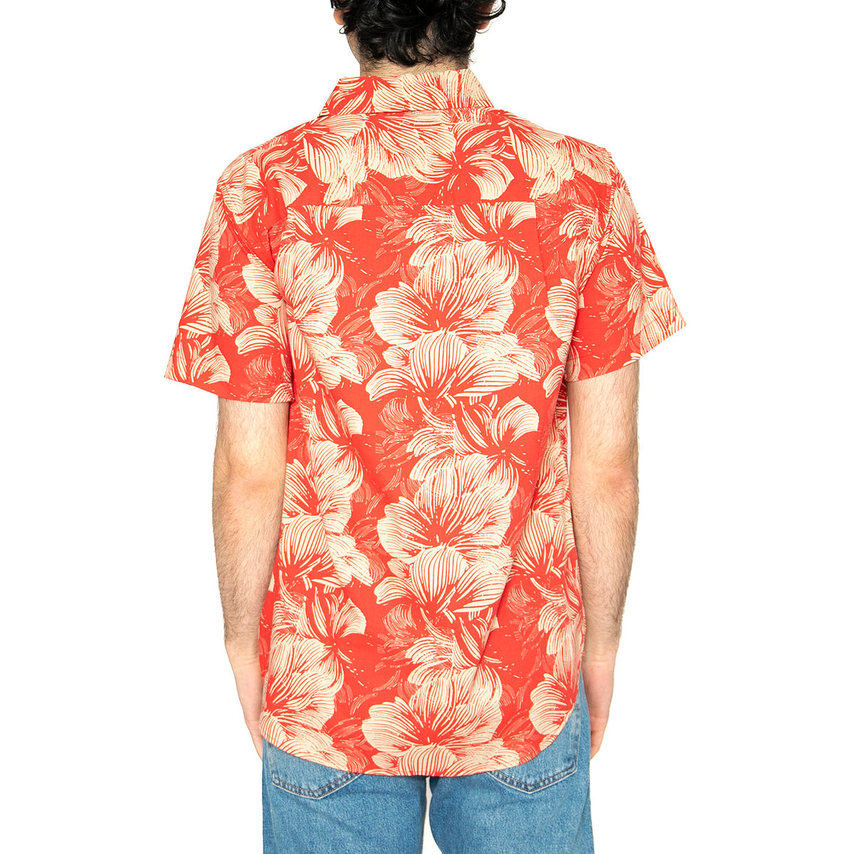 Charter Print S/S WVN - Camicia Maniche Corte Uomo Multicolore 01218-CSROF . BRIXTON 