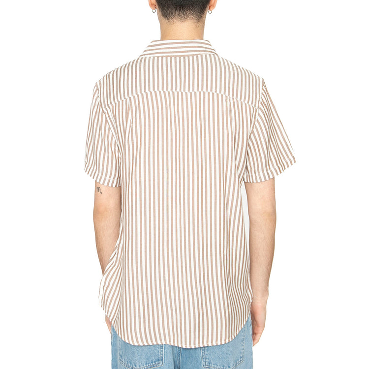 Charter HB Stripes S/S Woven - Camicia Maniche Corte Uomo Multicolore 01412-OFWBS . BRIXTON 