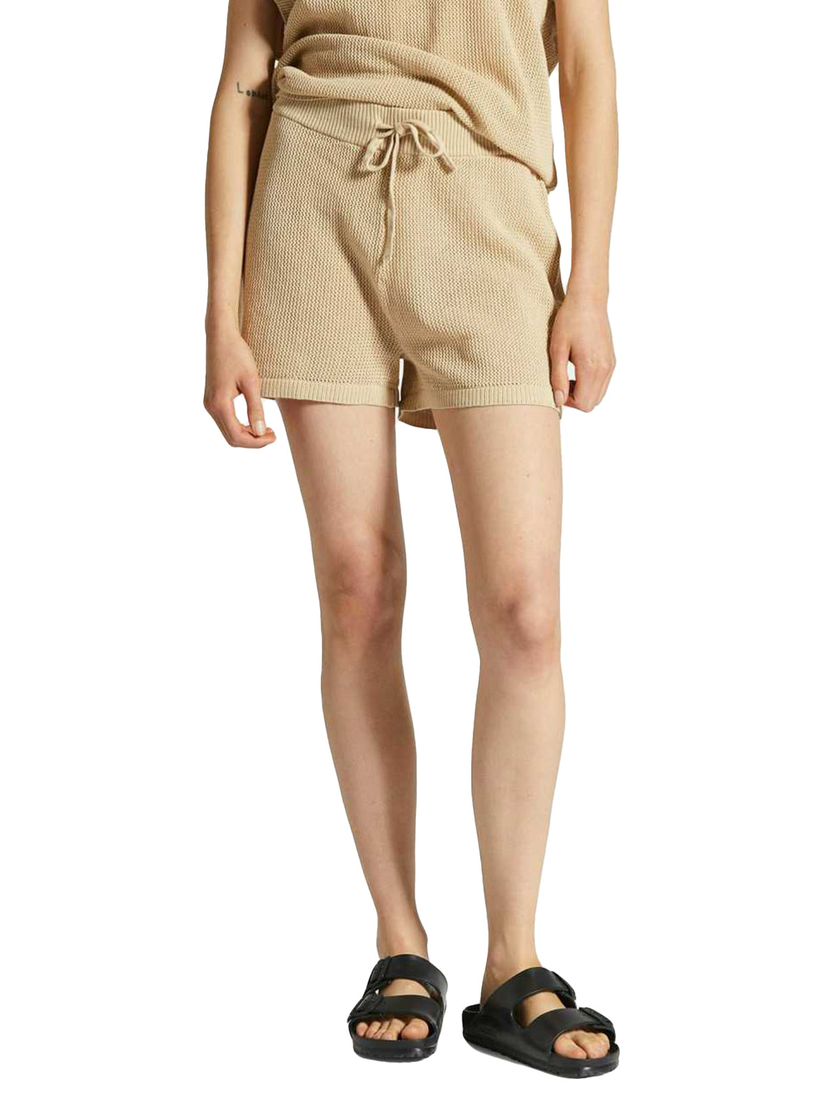 ARUBA COVER UP SHORT OAT MILK - Bermuda Donna Beige 04971-OATMK . BRIXTON 
