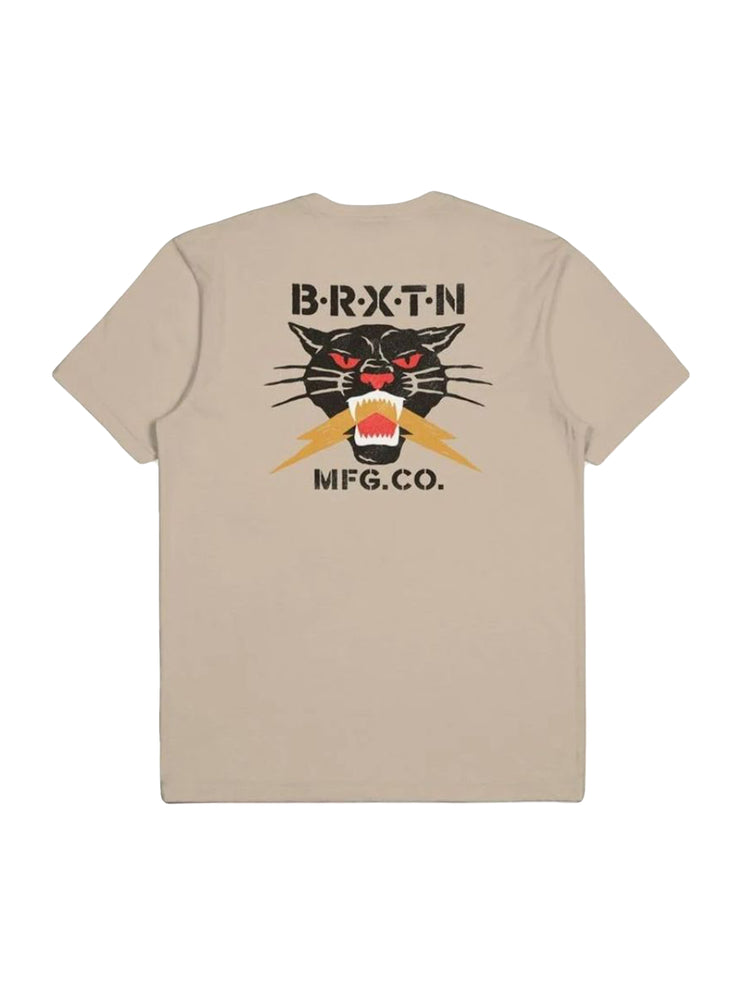 SPARKS S/S TLRT SMOKE GREY - Maglietta Girocollo Uomo Grigia 16861-SMKGY . BRIXTON 