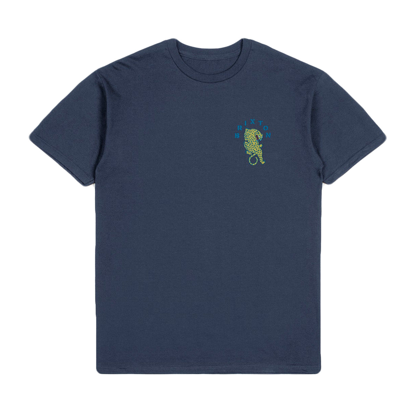 SEEKS S/S TEE WASHED NAVY - Maglietta Girocollo Uomo Blu 17081-WANAV . BRIXTON 