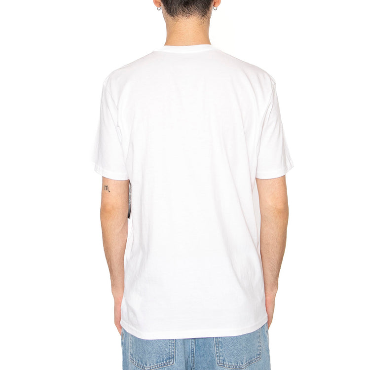 Woodburn S/S Tlrt Pkt Tee - Maglietta Girocollo Uomo Bianca 17084-WHITE . BRIXTON 