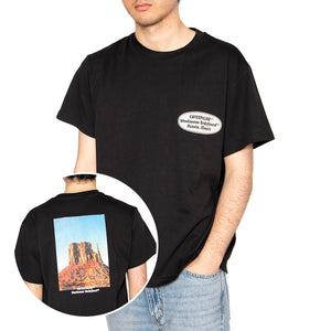 MNT T-Shirt  Black - Maglietta Girocollo Uomo Nera 6010117-10158 . CAT 