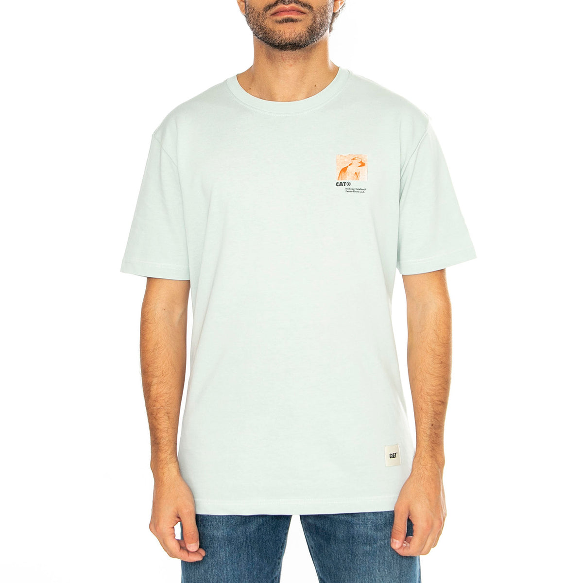 Tractor Love T-Shirt Dewkist - Maglietta Girocollo Uomo Blu 6010130-13-0107 . CAT 