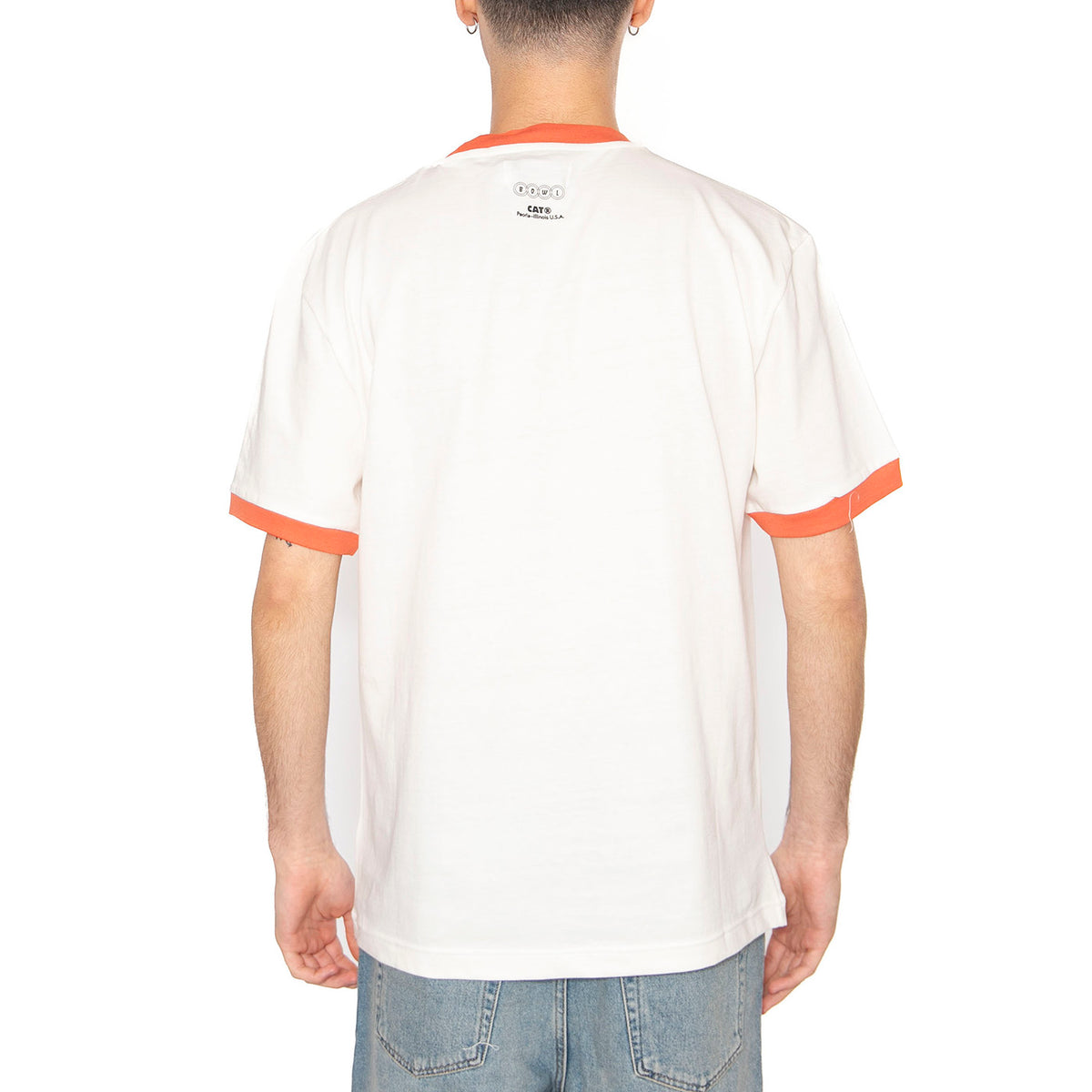 Bowl T-Shirt - Maglietta Girocollo Uomo Bianca 6010138-11-4300 . CAT 