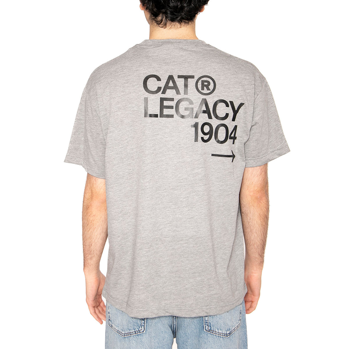 Legacy T- Shirt Grey - Maglietta Girocollo Uomo Grigia 6010149-10831 . CAT 