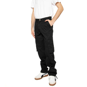 Light Cargo Black Pant - Pantaloni Uomo Neri 6080149-10158 . CAT 