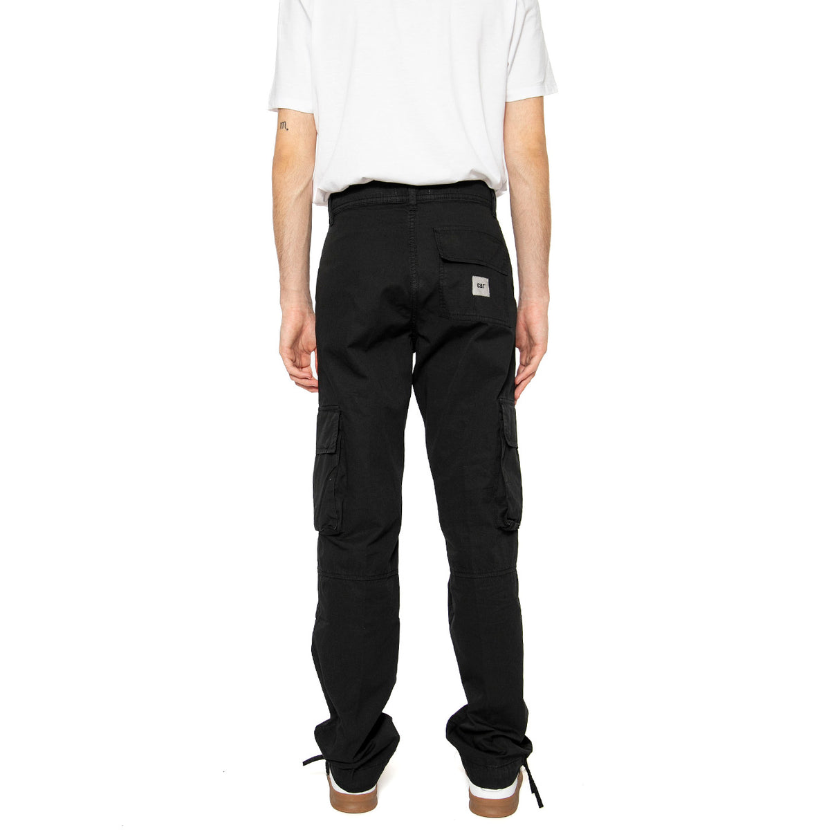 Light Cargo Black Pant - Pantaloni Uomo Neri 6080149-10158 . CAT 