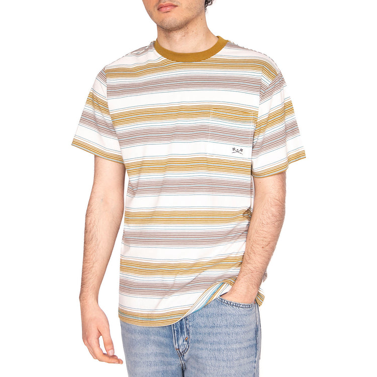 Faded Tee Multicolored - Maglietta Girocollo Uomo Multicolore 311000113-ANT . DARK SEAS 
