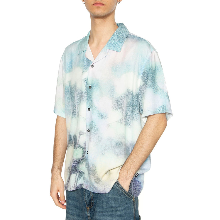 Floral Haze S/S Resort Shirt - Camicia Maniche Corte Uomo Multicolore BU00180-MULTI . HUF 