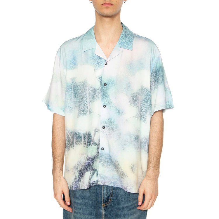 Floral Haze S/S Resort Shirt - Camicia Maniche Corte Uomo Multicolore BU00180-MULTI . HUF 