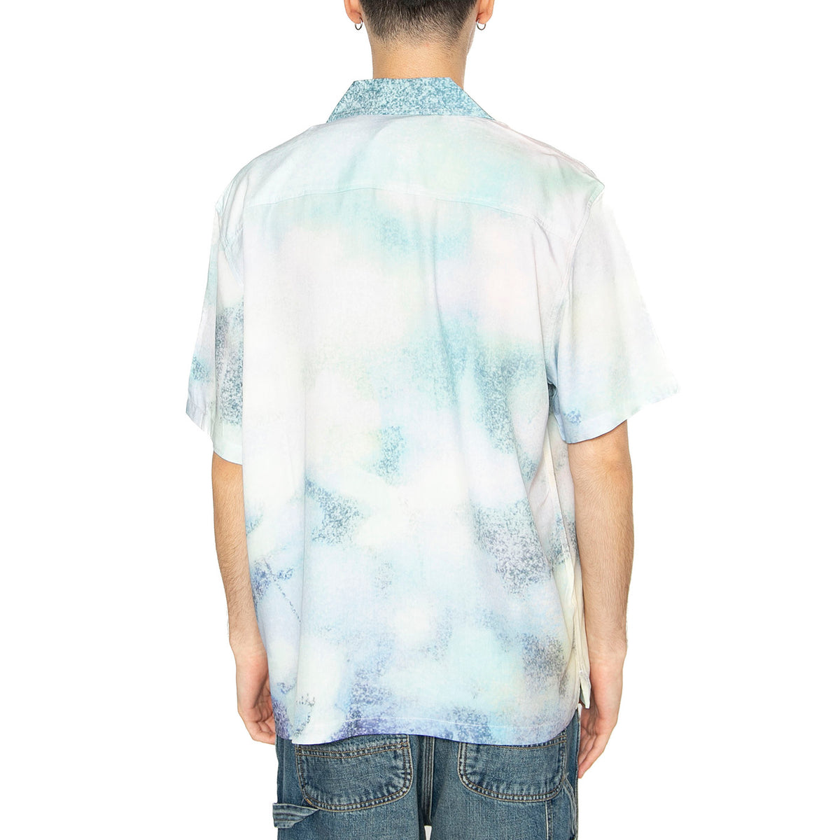 Floral Haze S/S Resort Shirt - Camicia Maniche Corte Uomo Multicolore BU00180-MULTI . HUF 